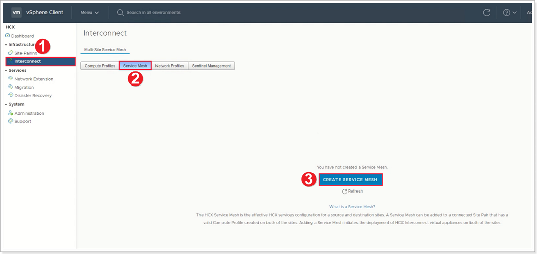 Create Service Mesh