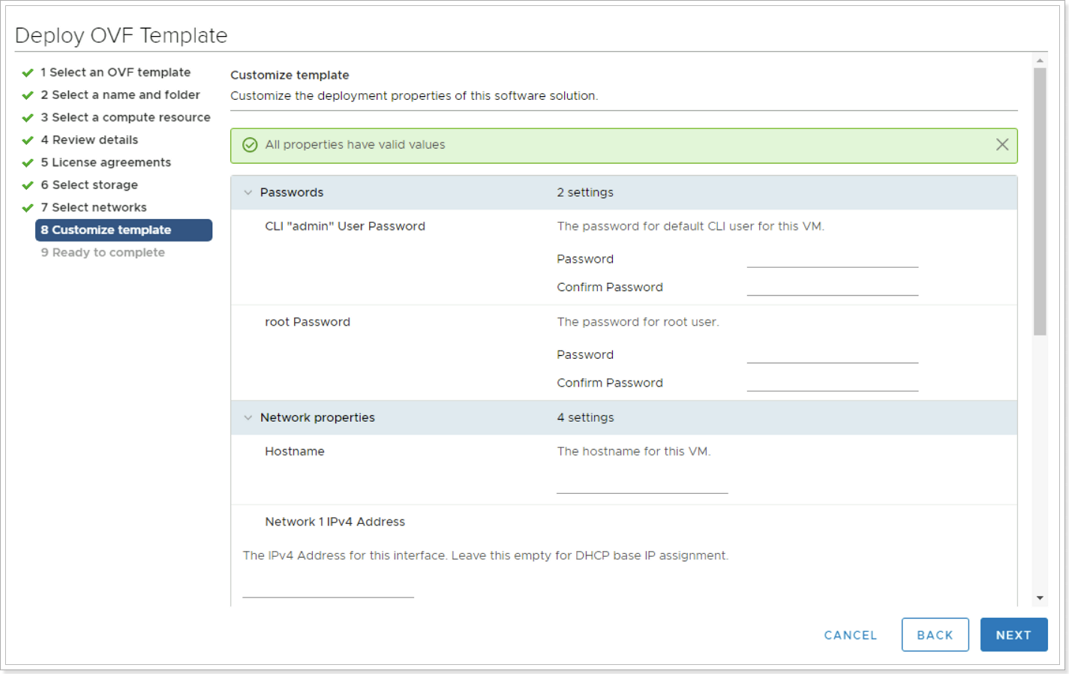 Customize template